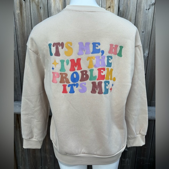 SHEIN Taylor Swift Crewneck Sweatshirt - Anti Hero Club - Picture 2 of 4